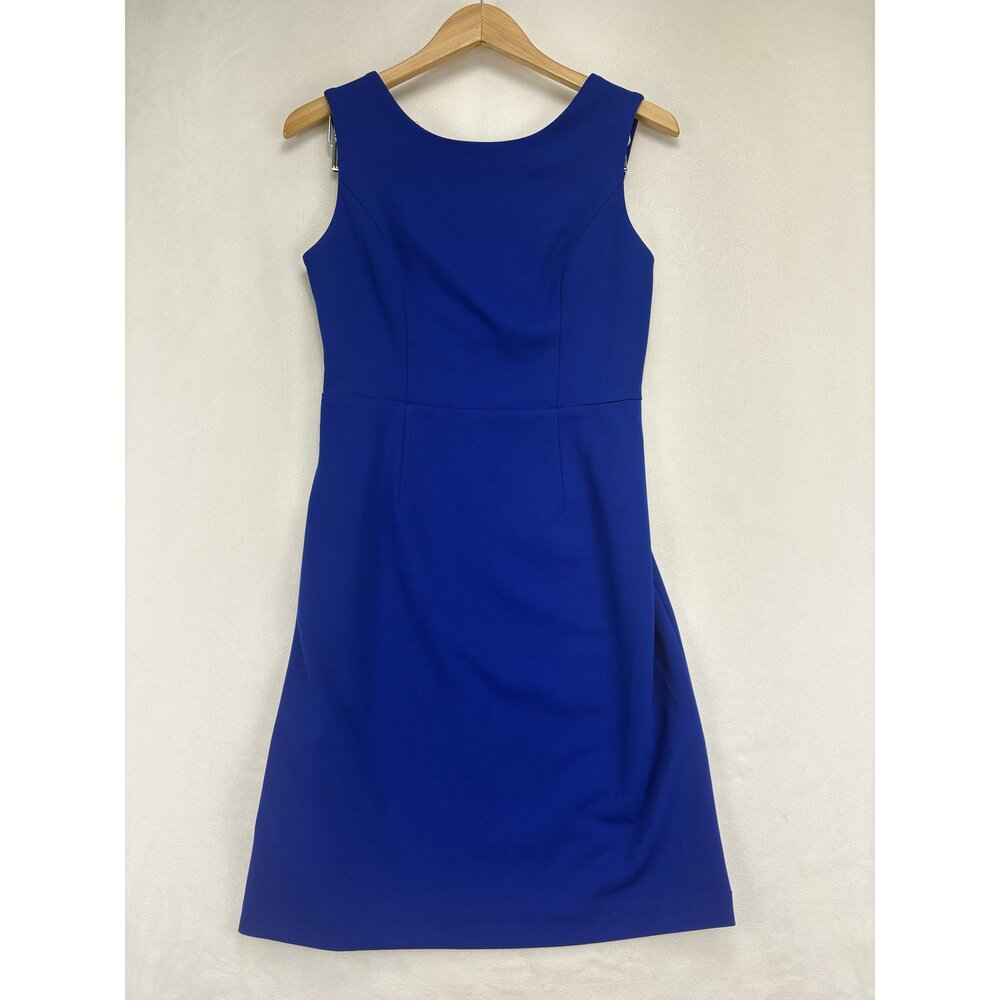 Betsey Johnson Cobalt Blue Sheath Midi Dress Size 6 - Picture 2 of 12